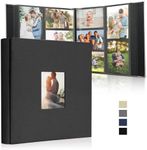 DazSpirit Photo Albums 6x4 Inch 1000 Pockets Slip In, Customizable Linen Cover Photo Album, Extra Large Capacity, Holds Landscape and Portrait 10x15cm Picture, Ideal for Wedding & Family Photo Books