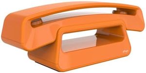 ALCATEL ePure Iconic - DECT Cordless Phone - Classic Design - Large Highly Legible Graphic Display - Handsfree - Call Barring - Orange