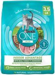 Purina ONE Natural, Low Fat, Weight Control, Indoor Dry Cat Food, +Plus Indoor Advantage - 3.5 lb. Bag