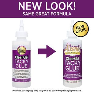 Aleene's Clear Gel Craft Glue, 4oz – Transparent Adhesive