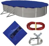 Blue Wave BWC926 Gold 15-Year 16-ft x 28-ft Oval Above Ground Pool Winter Cover,Royal Blue