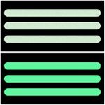 Glow in The Dark Anti Slip Strips – Soft-Texture PEVA Safety Tape for Stairs & Floors, Pre-Cut Narrow Strips with Adhesive Backing, Waterproof, Indoor/Outdoor Use (0.78" W × 6.5" L)