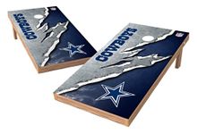 PROLINE NFL Dallas Cowboys 2'x4' Cornhole Board Set Ripped Design(P4N-108-60)