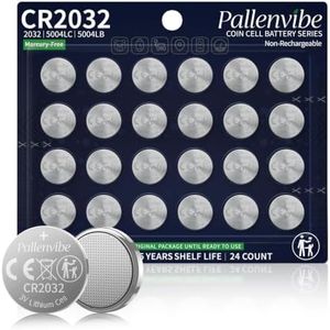 24 Pack CR2032 Battery,3V Lithium Coin Cells, Long Storage Life for AirTag