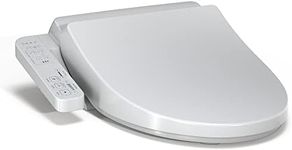 TOTO WASHLET A2 Electronic Bidet Toilet Seat with Heated Seat and SoftClose Lid, Elongated, Cotton White - SW3004#01