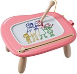 Kikapabi Toys for 1 2 3 Year Old Girl, Toddler Girl Toys and Gift, Magnetic Drawing Board for Early Learning, Birthday Gift/New Year Gift for Baby Girls Boys, Doodle Toys for Toddlers 1-3(Pink)