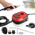 Steam Cleaners, 2500W Handheld Steam Cleaner, Handheld High Temp Portable Steamer Cleaning Machine with 3 Brush Heads, Steamer for Cleaning Grout Tile Car Living Room Kitchen Bathroom