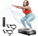 SOBO Crazy Fit Vibration Plate for Home Weight Loss Exercise Machine with Different Programs Full Body Exercise Oscillation Fitness Workout 1 Year Warranty