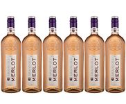 Grand Sud - Merlot Rosé from South of France - Dry Rosé Wine Case of 6 (6 x 1 L)