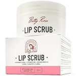 Lip Scrub - Lip Scrub Exfoliator and Moisturizer for Lightening and Brightening Lips, Lip Exfoliator Scrub with Pure Beeswax with Vitamin C and E for Hydrating, Moisturizing and Plumper Lips, 10 g