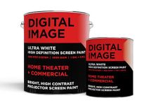 Projector Screen Paint - High Definition | 4K - Ultra White - Gallon