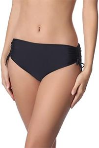 Merry Style Bragas Tanga de Bikini Parte de Abajo Bañador Mujer M30 (Negro (9240), 48 (Tallas del Productor: 4XL))