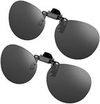 SPLAKS Round Clip-on Sunglasses Uni