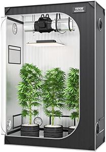 VEVOR 2x4 Grow Tent, 48'' x 24'' x 72'', High Reflective 2000D Mylar Hydroponic Growing Tent with Observation Window, Tool Bag and Floor Tray for Indoor Plants Growing