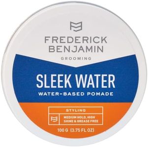 Frederick Benjamin Wave Pomade for Men, Sleek Water Based, Medium Hold Styling with Natural Shine, 3.5 Ounce
