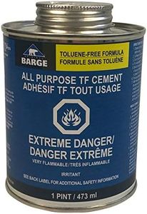 Barge Original All-Purpose TF Toluene-Free Cement by Quabaug Corp 1 Pint / 16oz Shoe Glue Brush in Tin Can
