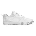 Li-Ning Unisex-Adult Ultra Power Non-Marking Badminton Shoe|Indoor Sports|Stability Heel, Prototypical Sole, Lightweight Shoe (White/Grey,UK 4)