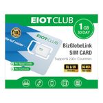 EIOTCLUB International Data SIM Card for 200 Countries, 1GB/30Day Prepaid Travel SIM Card, 5G/4G LTE Cellular for Phone Tablet WiFi Hotspots Router, No Contract or Roaming Charges, No Calls or SMS