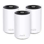 TP-Link Deco AXE5400 Tri-Band WiFi 6E Mesh System (Deco XE75) - Covers up to 7,200 Sq.Ft, Replaces WiFi Router and Extender, AI-Driven Mesh, New 6GHz Band, 3-Pack