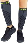 Zensah Running Leg Compression Sleeves - Shin Splint, Calf Compression Sleeve Men and Women, Gifts for Runners