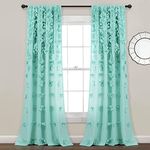 Lush Decor Riley Window Curtain Pan