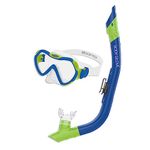 Body Glove Aquatic - Grape Youth - Mask and Snorkel Combo - Snorkeling, Diving, and Swimming-Adult-Tempered Glass-Silicone-Flex Tube-Snorkel Dry top-Splash Guard