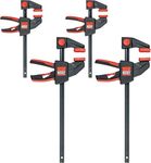 BESSEY EZM-EZL-Set One Handed 4 Piece Clamp Set (2 x EZM 15-6, 2 x EZL 30-8)