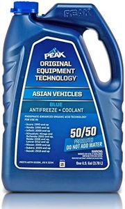 PEAK OET Extended Life Blue 50/50 Prediluted Antifreeze/Coolant for Asian Vehicles, 1 Gal.
