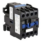 Heschen AC Contactor, CJX2-2510, 220V 50/60Hz Coil, 3P, 3 Pole, Normally Open, Ie 25A, Ue 380V