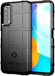 SmartLike Back Case Cover for Huawei P Smart 2021, Kickstand Heavy Duty Rugged Shield Shockproof Armor Rugged Case for Huawei P Smart 2021 6.67" - Black