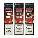 OutonTrip Juicy Double Wrap Blunt - Red Alert Flavour (2 Pieces per Pack, Brown) - Pack of 3