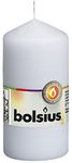 Bolsius Pillar Candle Small , "White 60 mm Width"