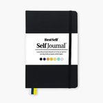 The Self Journal by BestSelf - Monthly, Weekly, Daily Planner - Increase Productivity and Happiness - Undated Hardcover (Black)