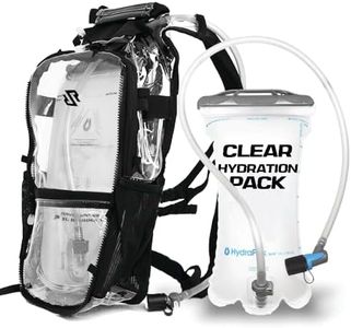 RaveRunner® Clear Hydration Pack | Rave Hydration Pack, Festival Water Bag, Hydropack Rave, Anti Theft