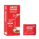 Good Monk Healthy 50+ Nutrition Mix For Seniors (Add To Food): Multivitamins, Probiotics, Fibre & Ashwagandha. Includes Vit. B12, C, D, Biotin, Iron & Zinc - 30 Sachets