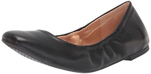 Jessica Simpson Women's Sandaze Ballet Flat, Black, 5.5 UK