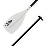 Pelican Sport - Maelström Adjustable & SUP/Kayak Paddle - White - Easy Height Adjustment 191, 196, 201 cm (75, 77, 79 In.) - Aluminum Shaft with Polypropylene Blade - PS1979-00