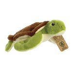 Aurora, 35018, Eco Nation, Turtle, 10.5In, Soft Toy, Green & Brown