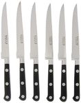 Richardson Sheffield Sabatier Trompette Steak Knives, Set of 6, Silver