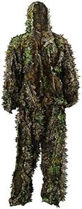 Zicac Outdoor Camo Ghillie Suit 3D Leafy Camouflage Clothing Jungle Woodland Hunting (Height Above 5'11")