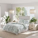 Tommy Bahama- Queen Duvet Cover Set, Reversible Cotton Bedding Set with Matching Shams, Tropical Home Décor (Canyon Palms Green, Queen)