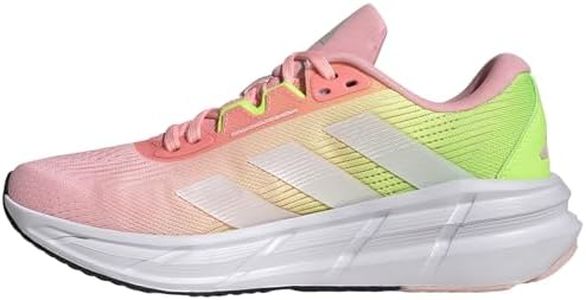 adidas Questar 3 Running Shoes, Zapatos Bajos Que no Son de fútbol Mujer, Pink Spark/halo Silver/Lucid Lemon, 39 EU