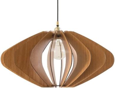 ELEIPSE Wood Pendant Light | Mid Century Modern Chandelier | Hanging Lamp | Wood Chandelier Lighting | Modern Light Fixture | Modern Pendant Light