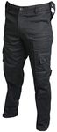 Savage Island Men's Combat Military Trousers, Black, 34W / 30L