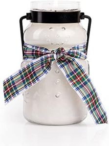 A Cheerful Giver Sugar Cookie Snowman Lantern Jar Candle, 10-Ounce