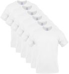 Gildan Men’s Crew T-Shirt, Style G1100, MultiPack, White (6 Pack), X-Large