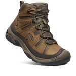 KEEN Men's Circadia Mid Waterproof Hiking Boots, Bison/Brindle, 10 UK