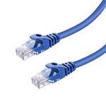 PrimeCables Cat6 Ethernet Cable 75ft Flat Internet Cable Patch Cable RJ45 Ethernet Bare Copper Network Cable 550MHz UTP - Blue