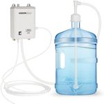 TDRRICH 110V 30W 5 Gallon Speed Adjustable Drinking Water Pump 60PSI Speed 2950 Flow 2L American Plug White Food Grade Suitable for Home, Bar, Restaurant, Drinking Fountain