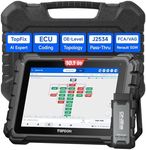 TOPDON ONE OBD2 Scanner Diagnostic Tool with ECU Coding, OE Topology, J2534 Pass-Thru, 50+ Service, Bidirectional Diagnostic Scan Tool with TopFix AI,FCA/Renault/VAG SFD SGW Access,CAN-FD & DoIP